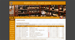 Desktop Screenshot of popp-wine.cz