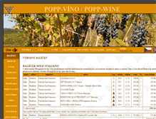 Tablet Screenshot of popp-wine.cz